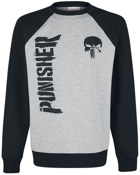 Marvel Comics Sweatshirt - Punisher Logo (grau)
