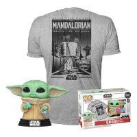 Star Wars The Mandalorian Funko POP! Figur + T-Shirt Set...