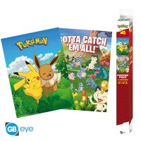 Pokemon Poster-Set: Chibi Posters - Environments (52 x 38...