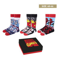 Marvel Socken 3er-Pack Avengers 40-46