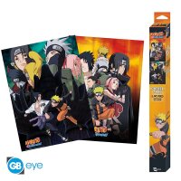 Naruto Poster-Set: Chibi Posters - Ninjas (52 x 38 cm)