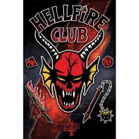 Stranger Things Poster Hellfire Club Emblem Rift (P26)
