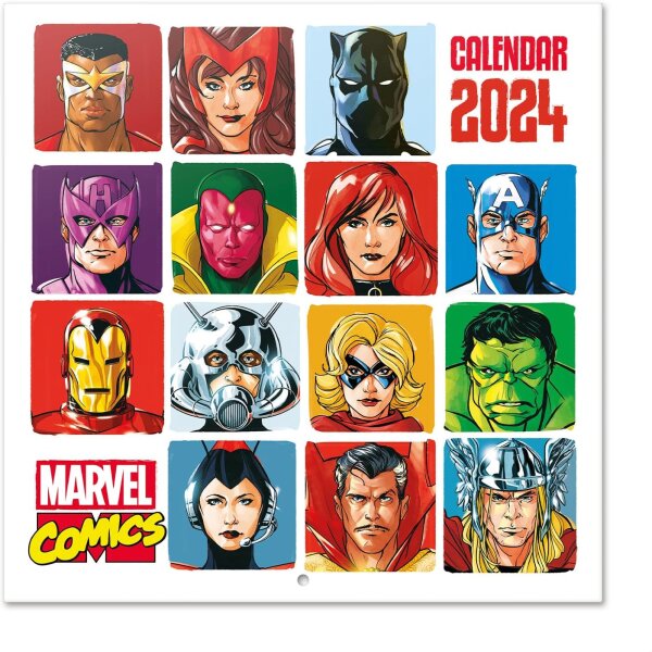 Kalender 2024: Marvel Comics Classic
