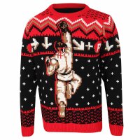 Streetfighter Pullover im Weihnachtslook - Ryu