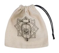 Dwarven Beige & Black Basic Dice Bag