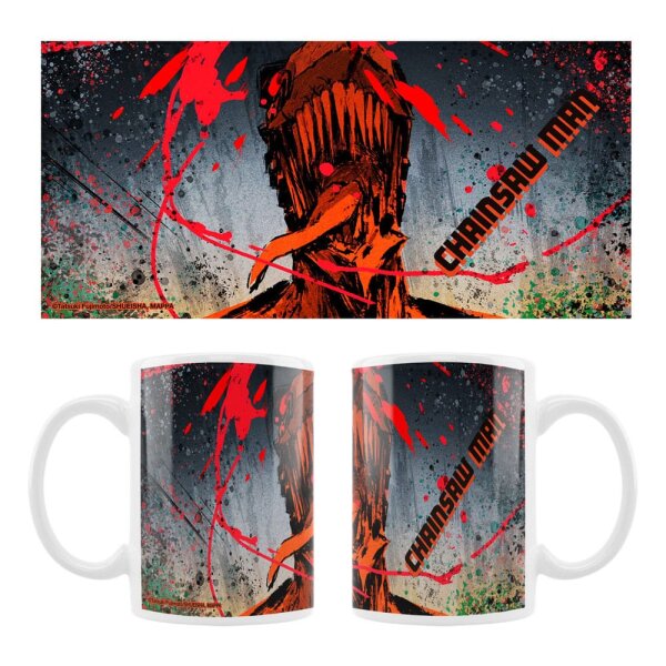 Chainsaw Man Keramiktasse - Logo (320 ml)