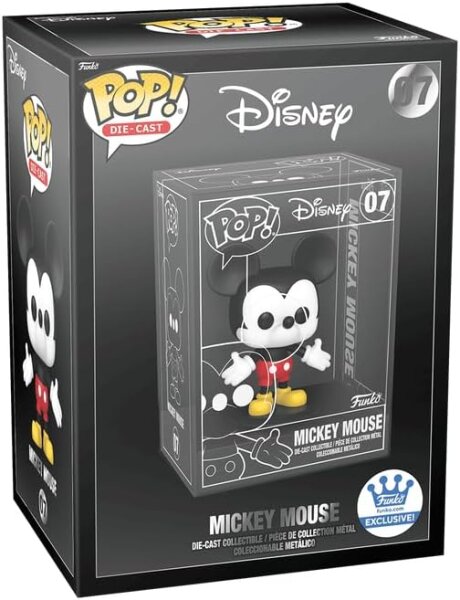 Disney Funko POP! PVC-Sammelfigur - Mickey Mouse (Die-Cast Collectible) (07)