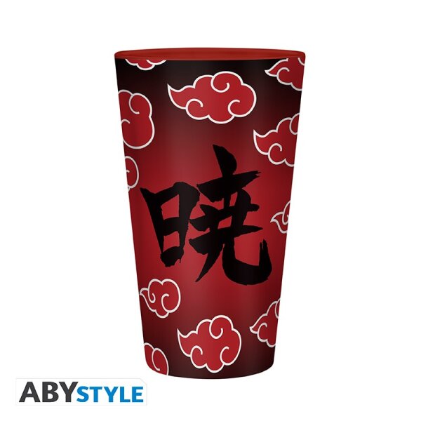 Naruto Shippuden Trinkglas - Akatsuki (400 ml)