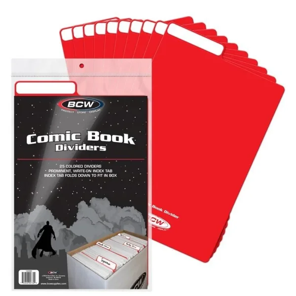 BCW Comic Book Dividers (Rot) (25)