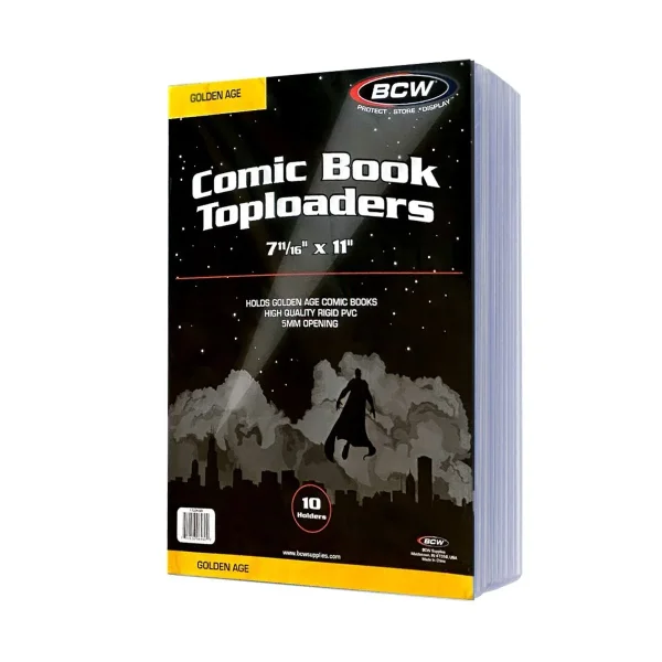 BCW Golden Age Comic Protector Toploader (10er Pack)