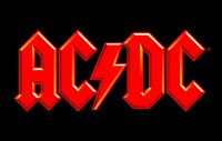 AC/DC Frühstücksbrettchen Band Logo