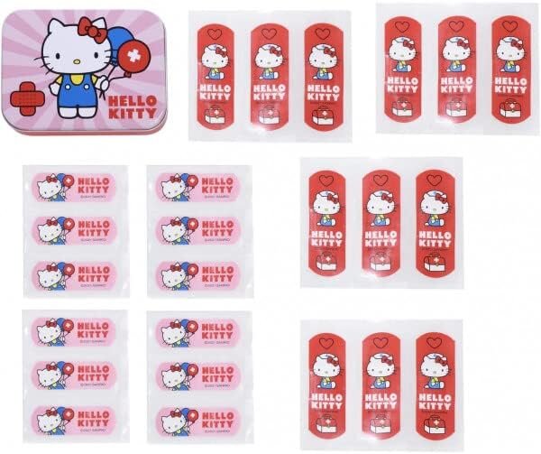 Hello Kitty Metal Dose mit Pflastern