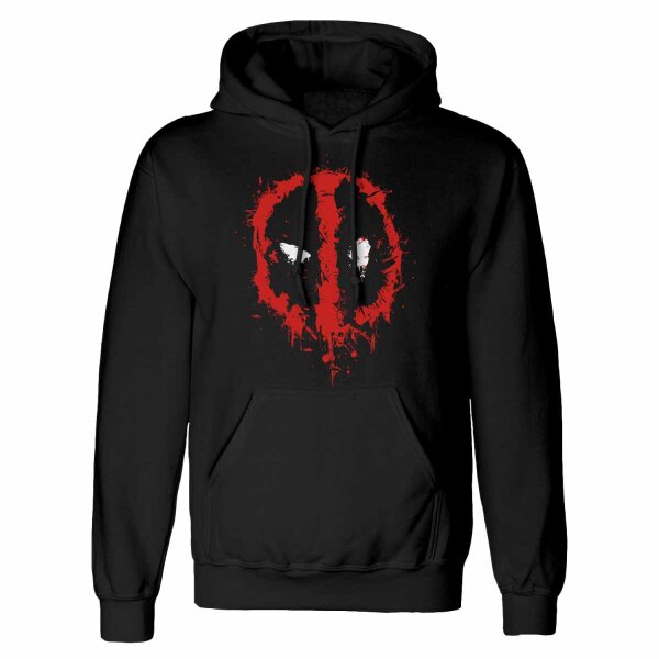 Deadpool Hoodie - Splat (schwarz)