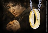 Herr der Ringe Ring mit Kette Der Eine Ring (Sterling...