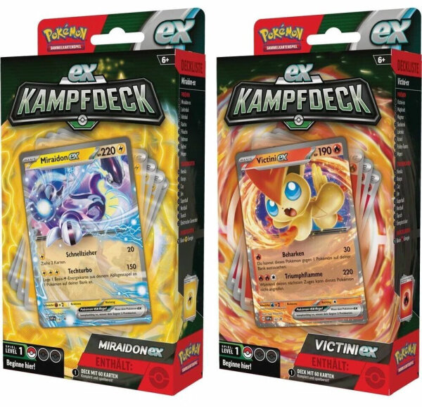 Pokemon (deutsch) Ex-Kampfdeck Juli 2024
