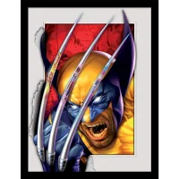 Marvel Comics Kunstdruck mit Rahmen: Wolverine Breakout...