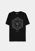 Dungeons & Dragons Man T-Shirt - Dice Print (schwarz)