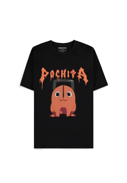 Chainsaw Man T-Shirt - Pochita The Chainsaw Devil (schwarz)