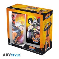 Naruto Shippuden Geschenkbox (Trinkglas, Notizbuch)