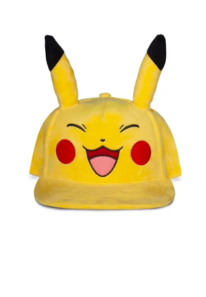 Pokemon Snapback Cap Pikachu Happy