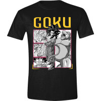 Dragon Ball GT T-Shirt - Goku Panels (schwarz)