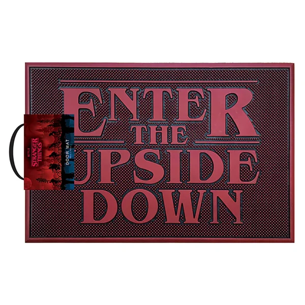 Stranger Things Gummi Fußmatte - Upside Down