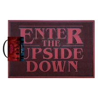 Stranger Things Gummi Fußmatte - Upside Down