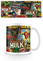 Marvel Keramiktasse - Retro Cover (320 ml)