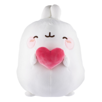 Molang Plüschfigur Molang mit Herz (30 cm)