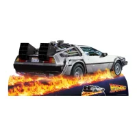 Back to The Future Pappaufsteller (Stand Up) - DeLorean...