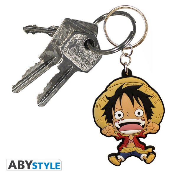 One Piece Schlüsselanhänger: Luffy SD