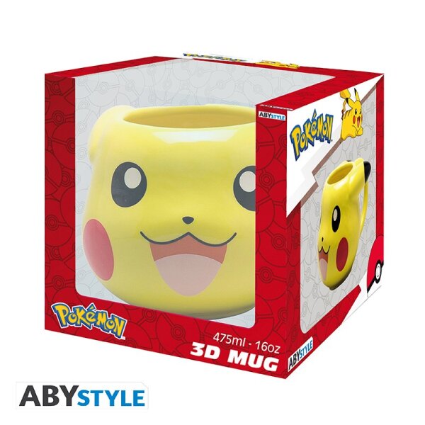 Pokemon 3D Tasse - Pikachu Head