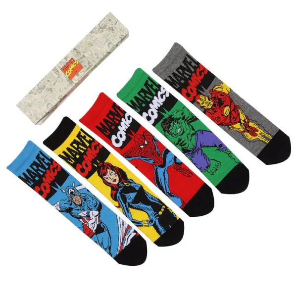 Marvel Socken Geschenkbox - Avengers (5-Pack) S/M