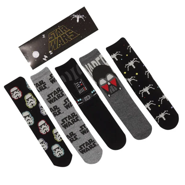Star Wars Socken Geschenkbox - Dunkle Seite (5-Pack) S/M