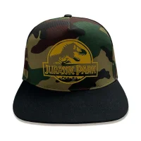 Jurassic Park Cap Snapback - Gold Camoflage Logo