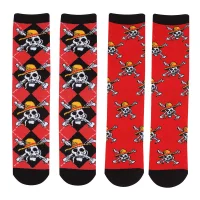 One Piece Socken - Schädel Logo (2-Pack) L/XL