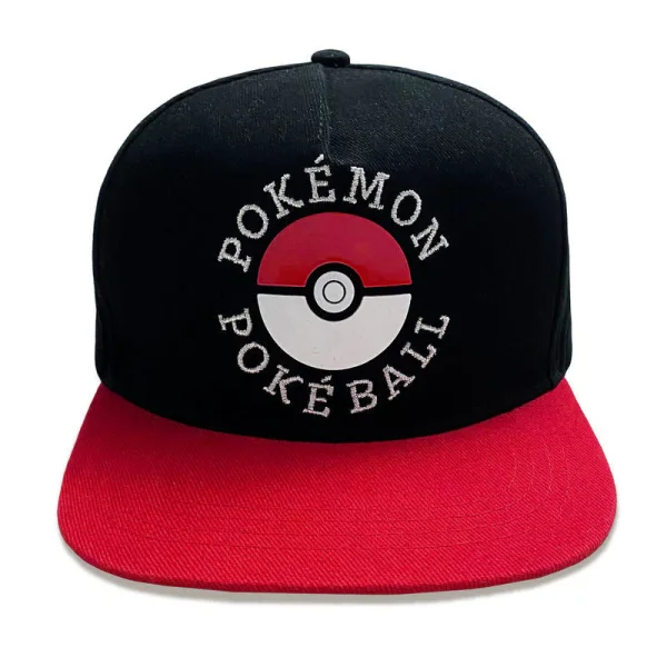 Pokemon Cap Snapback - Trainer (schwarz/rot)
