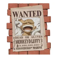 One Piece Spardose - Wanted Ruffy