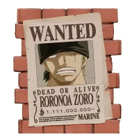 One Piece Spardose - Wanted Zoro