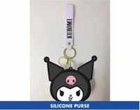 Sanrio Punky PVC Geldbeutel - Kuromi Face