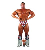 WWE Pappaufsteller (Stand Up) - British Bulldog (181cm)