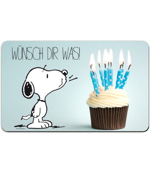 The Peanuts Frühstücksbrettchen Wünsch dir was