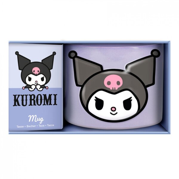 Kuromi Embossed Tasse