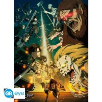 Attack on Titan Poster Chibi 52x38 - Paradis vs. Mahr