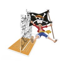 One Piece Acryl-Aufsteller Buchstütze - Luffy mit...