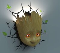 Marvel 3D LED Leuchte Baby Groot Face 3D