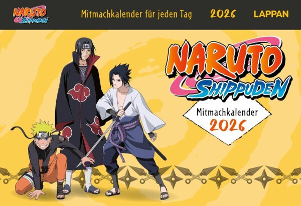 Naruto Shippuden 2026 Mitmachkalender