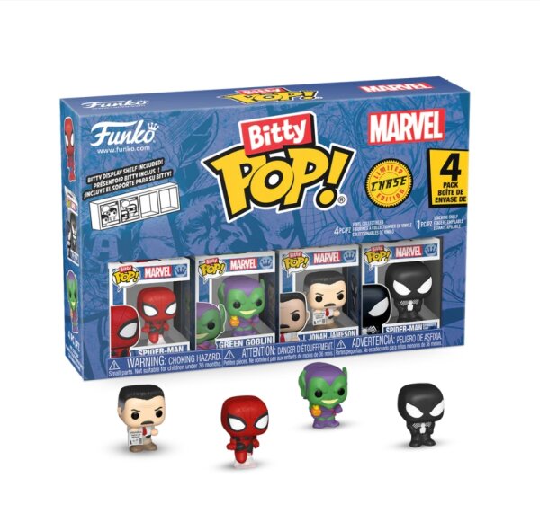 Marvel Spider-Man Bitty POP! Vinyl Figuren 4er-Pack - Series 1