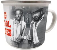 Bud Spencer & Terence Hill Emaille Tasse Old School...