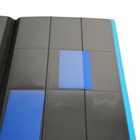 Collectors Concept 9 Pocket Elastic Band Binder hellblau